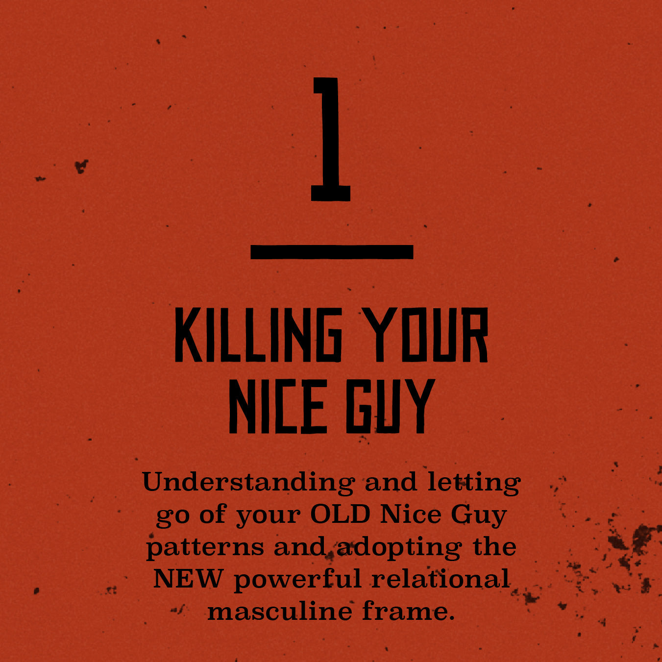 The Kill The Nice Guy Men's Self-Leadership Course ADVANCED