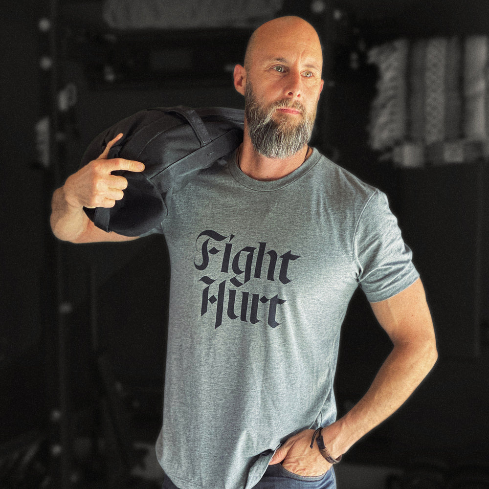 Fight Hurt T-Shirt (Gray)