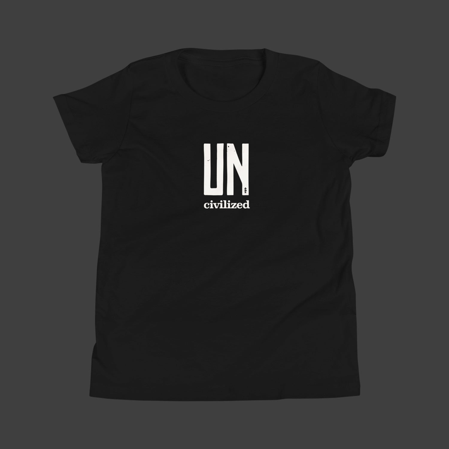 Youth UNcivilized T-Shirt (Black)