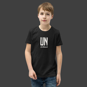 Youth UNcivilized T-Shirt (Black)